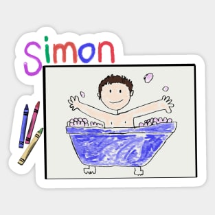 Simon's Drawring Sticker